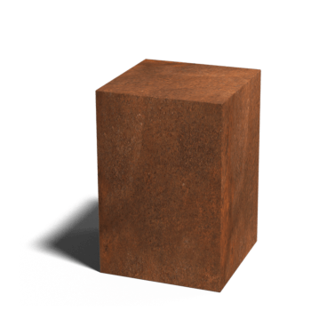 Corten-teräksinen jalusta Ohio 40 x 40 x 60 cm