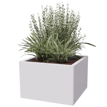 Teräksinen istutuslaatikko - Neliönmuotoiset - 60 x 60 cm