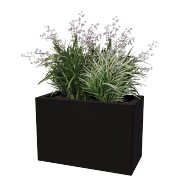 Teräksinen istutuslaatikko - Suorakaiteen muotoiset - 60 x 30 x 40 cm - Muu RAL-väri - Pohjalevyllä