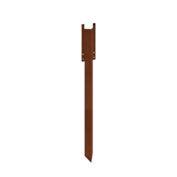 Corten-teräksinen Maapiikki - Nurmikon reunuksen korkeus XL 45 cm