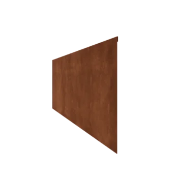 Corten-teräksinen nurmikon reunus - Litteä - Korkeus 45 cm - 240 cm