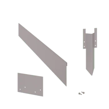 Sinkitty teräs nurmikon reunus - Litteä - Korkeus 13 cm - Täydellinen sarja 24 metri