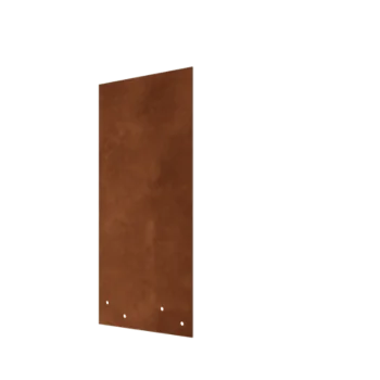Corten-teräksinen liitoslevy - Suora - Nurmikon reunuksen korkeus 45 cm