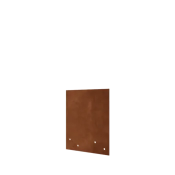 Corten-teräksinen liitoslevy - Suora - Nurmikon reunuksen korkeus 22 / 25 cm