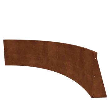 Corten-teräksinen tukimuuri - Sisäkaarre - 150 x 150 x 60 cm