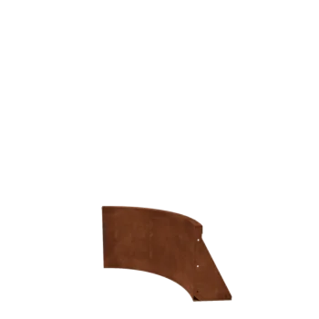Corten-teräksinen tukimuuri - Sisäkaarre - 50 x 50 x 40 cm