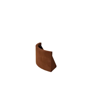 Corten-teräksinen tukimuuri - Ulkokaarre - 50 x 50 x 30 cm