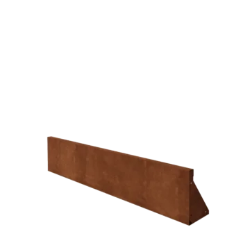 Corten-teräksinen tukimuuri - Suora - 150 x 30 cm