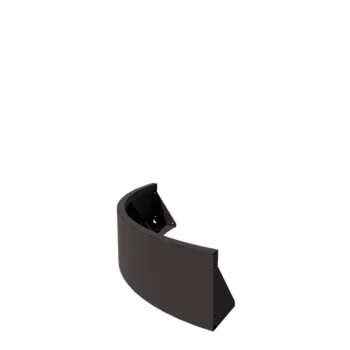 Teräksinen tukimuuri - Ulkokaarre - 100 x 100 x 30 cm - Muu RAL-väri