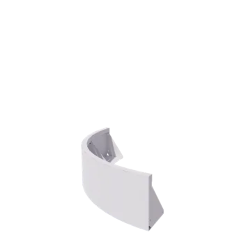 Teräksinen tukimuuri - Ulkokaarre - 100 x 100 x 30 cm - RAL9010 matta (valkoinen)