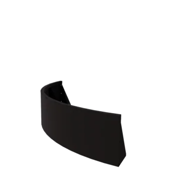 Teräksinen tukimuuri - Ulkokaarre - 150 x 150 x 40 cm - RAL9005 matta (musta)