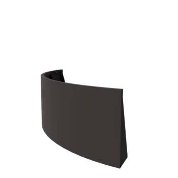 Teräksinen tukimuuri - Ulkokaarre - 150 x 150 x 60 cm - RAL7016 matta (antrasiitinharmaa)