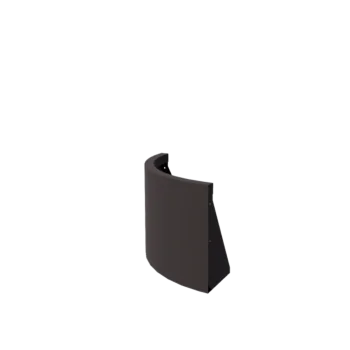 Teräksinen tukimuuri - Ulkokaarre - 50 x 50 x 40 cm - RAL7016 matta (antrasiitinharmaa)