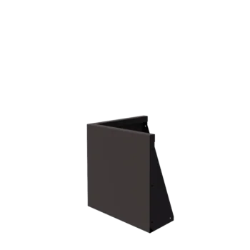 Teräksinen tukimuuri - Ulkokulma - 50 x 50 x 50 cm - Muu RAL-väri