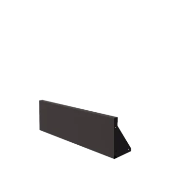 Teräksinen tukimuuri - Suora - 100 x 30 cm - Muu RAL-väri