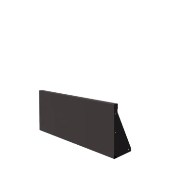 Teräksinen tukimuuri - Suora - 100 x 40 cm - Muu RAL-väri