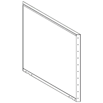 Corten-teräksinen istutuslaatikko - Paneeli - 100 x 100 cm