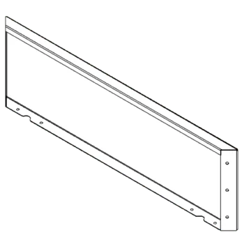 Corten-teräksinen istutuslaatikko - Paneeli - 30 x 100 cm