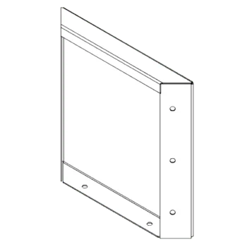 Corten-teräksinen istutuslaatikko - Paneeli - 30 x 30 cm
