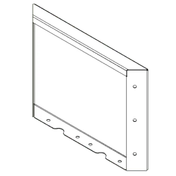 Corten-teräksinen istutuslaatikko - Paneeli - 30 x 40 cm