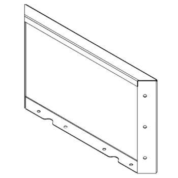 Corten-teräksinen istutuslaatikko - Paneeli - 30 x 50 cm