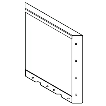 Corten-teräksinen istutuslaatikko - Paneeli - 40 x 40 cm