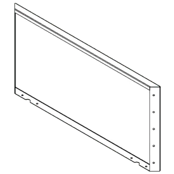 Corten-teräksinen istutuslaatikko - Paneeli - 50 x 100 cm