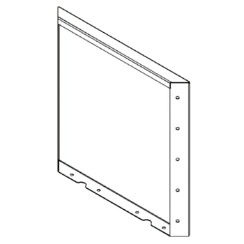Corten-teräksinen istutuslaatikko - Paneeli - 50 x 50 cm