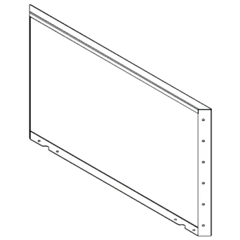 Corten-teräksinen istutuslaatikko - Paneeli - 60 x 100 cm