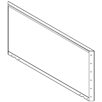 Corten-teräksinen istutuslaatikko - Paneeli - 60 x 120 cm