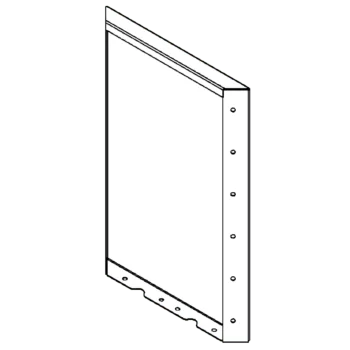 Corten-teräksinen istutuslaatikko - Paneeli - 60 x 40 cm