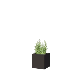 Teräksinen istutuslaatikko - Neliönmuotoiset - 30 x 30 x 30 cm - Muu RAL-väri - Ilman pohjalevyä