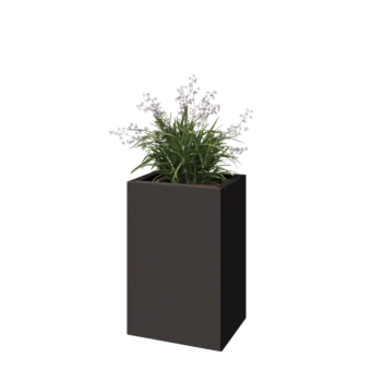 Teräksinen istutuslaatikko - Suorakaiteen muotoiset - 40 x 30 x 60 cm - Muu RAL-väri - Ilman pohjalevyä