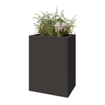 Teräksinen istutuslaatikko - Suorakaiteen muotoiset - 60 x 40 x 80 cm - Muu RAL-väri - Ilman pohjalevyä