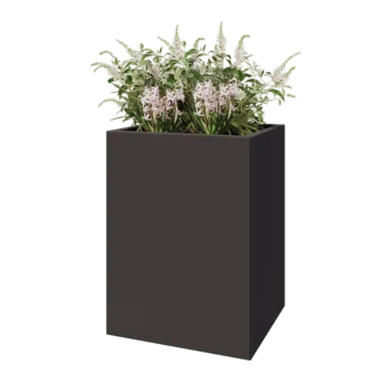 Teräksinen istutuslaatikko - Suorakaiteen muotoiset - 60 x 50 x 80 cm - Muu RAL-väri - Pohjalevyllä