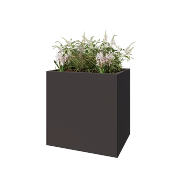 Teräksinen istutuslaatikko - Suorakaiteen muotoiset - 80 x 60 x 80 cm - Muu RAL-väri - Ilman pohjalevyä