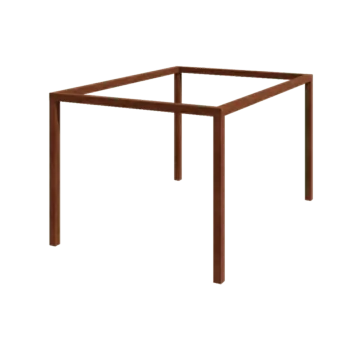 Corten-teräksinen pergola - Suorakaiteen muotoiset - 424 x 300 x 230 cm - Ilman betonijalkaa