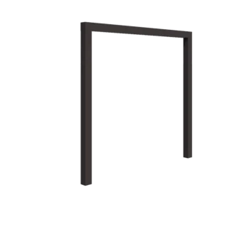 Teräksinen pergola - Suora - 250 x 230 cm - Muu RAL-väri - Ilman betonijalkaa