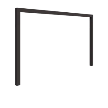 Teräksinen pergola - Suora - 400 x 230 cm - Muu RAL-väri - Ilman betonijalkaa