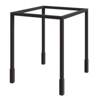 Teräksinen pergola - Neliönmuotoiset - 274 x 250 x 230 cm - Muu RAL-väri - Betonijalalla