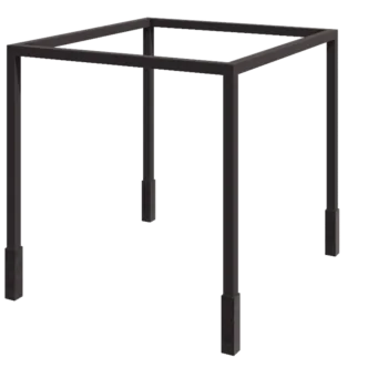 Teräksinen pergola - Neliönmuotoiset - 324 x 250 x 230 cm - Muu RAL-väri - Betonijalalla