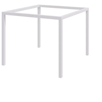 Teräksinen pergola - Neliönmuotoiset - 324 x 300 x 230 cm - RAL9010 matta (valkoinen) - Ilman betonijalkaa