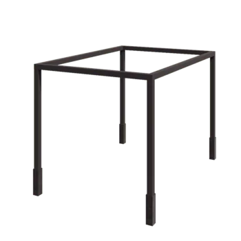 Teräksinen pergola - Suorakaiteen muotoiset - 424 x 300 x 230 cm - RAL7016 matta (antrasiitinharmaa) - Betonijalalla