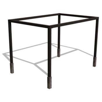 Teräksinen pergola - Suorakaiteen muotoiset - 424 x 300 x 230 cm - RAL9005 matta (musta) - Ilman betonijalkaa