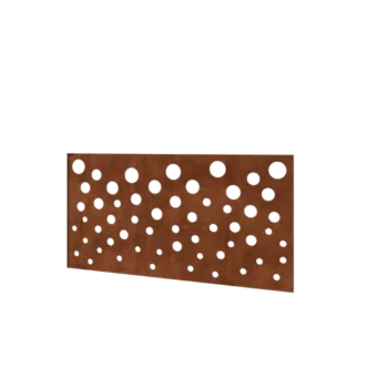 Corten-teräksinen aita H - Paneeli B - 120 x 63,3 cm