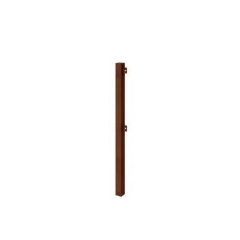 Corten-teräksinen koristeaita - Päätytolppa - 110 cm