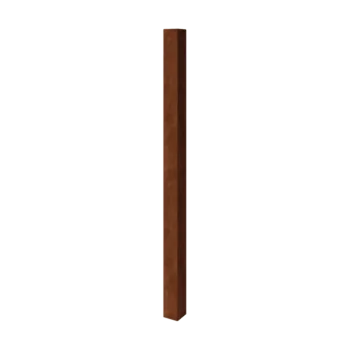 Corten-teräksinen aidantolppa - 12 x 12 x 200 cm