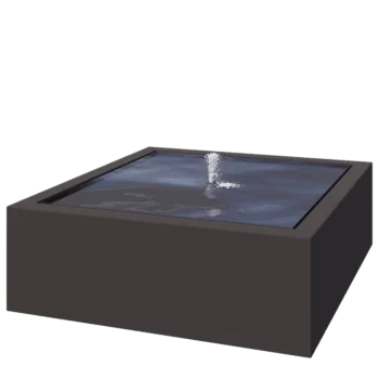 Alumiininen suihkulahde - Lyra - 120 x 120 x 40 cm - RAL7016 matta (antrasiitinharmaa) - LED-valaistuksella