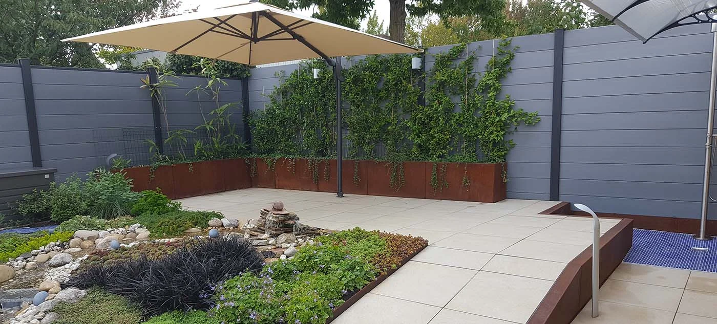 Cortenteräs puutarhassa: moderni vallankumous puutarhasuunnittelussa