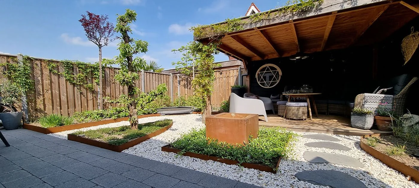 Cortenteräksen asettaminen puutarhaan: täydellinen vaiheittainen opas